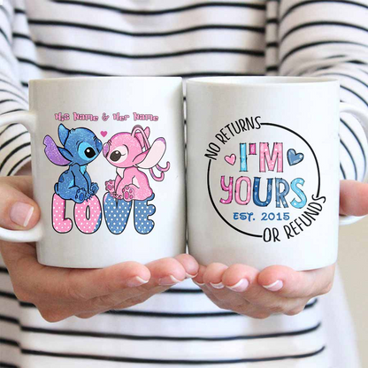 Sti I'm Yours No Returns Or Refunds - Personalized Mug - Gift For Couples NL122
