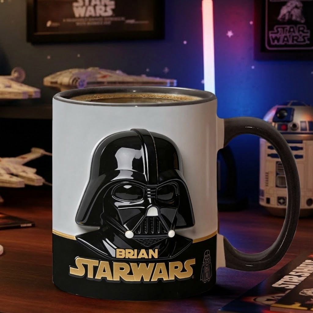 Stwa Join The Dark Side - Personalized Accent Mug - Gift For Fan Movies HH01