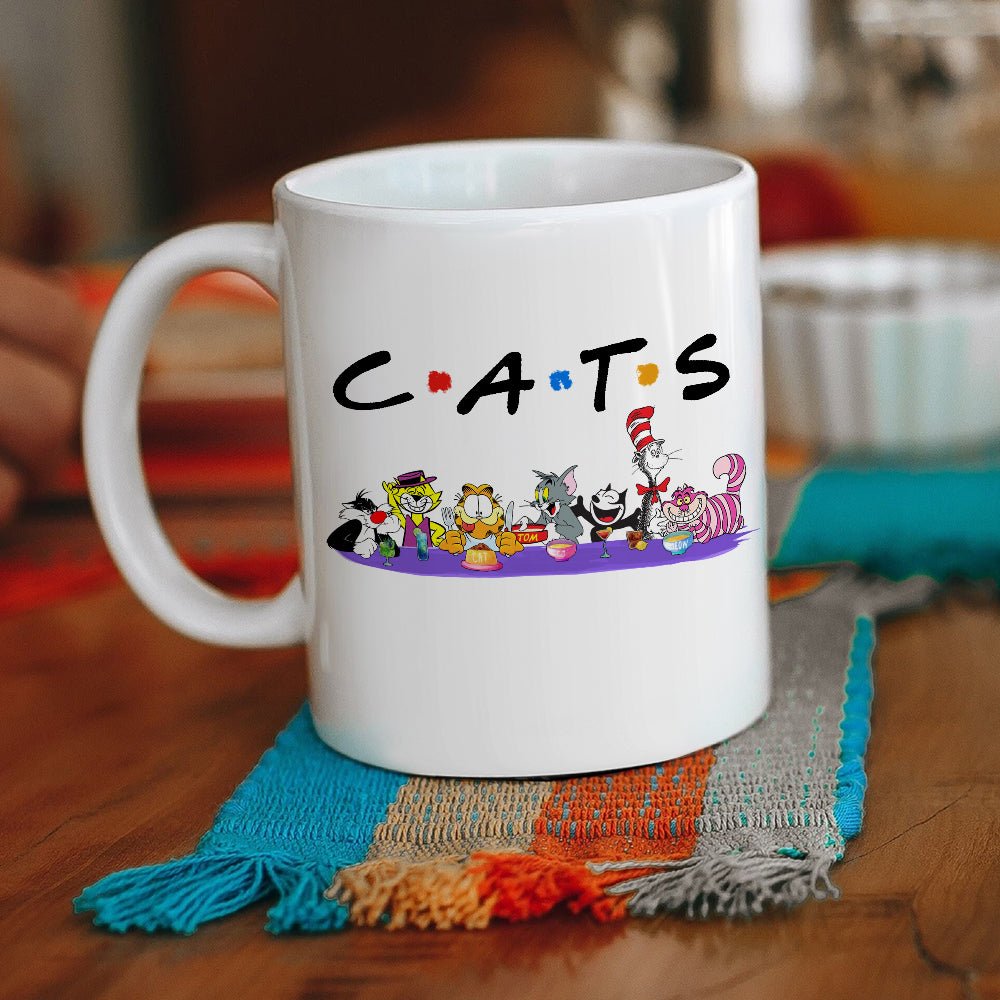 Cartoon Cats Coffee Mug 04ACDT240723
