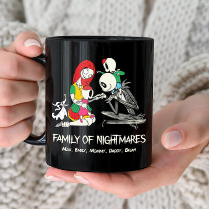 Horror Family Gift Parents And Children 02QHDT150423 Personalized Black Mug
