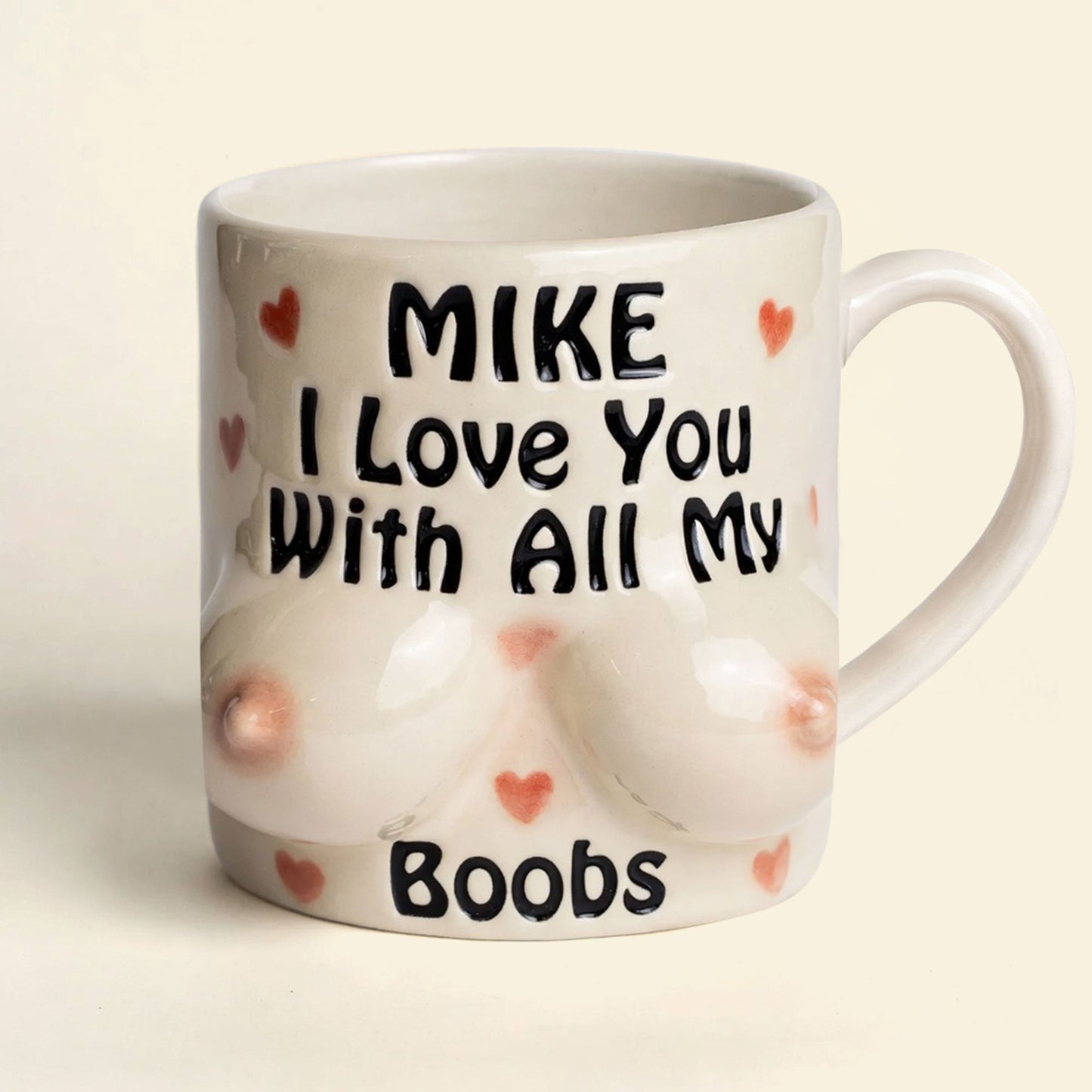 Naughty Boobs Coffee Mug - Personalized Gifts For Couple Coffee Mug 04NATI140125