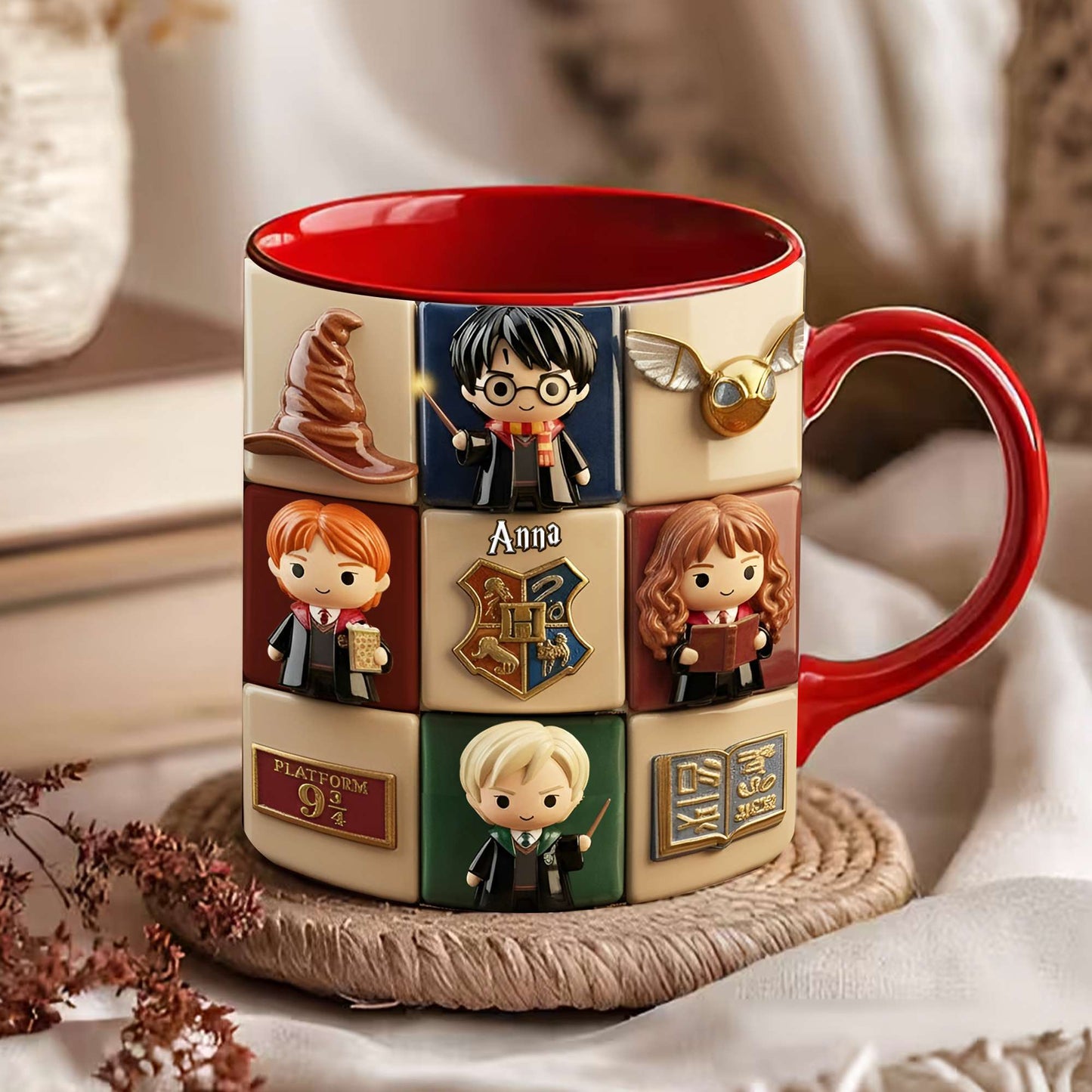 Just Love HaPo - Personalized Accent Mug - Gift For Fantasy Lovers HH01