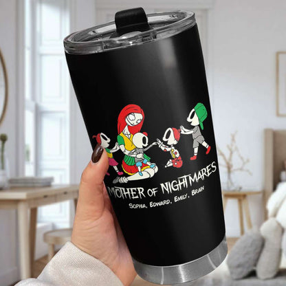 Father And Children 02QHDT230323 Personalized Black Coffee Mug