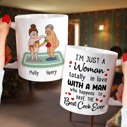 Best B**bs Ever, Personalized Funny Old Couple Mug 02NTDT040323HN