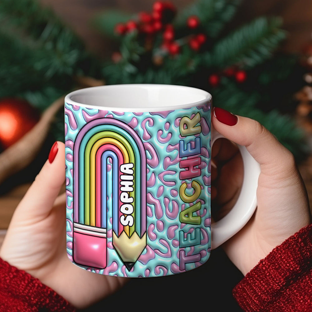 Gifts For Teacher, Personalized Coffee Mug, Christmas Gifts