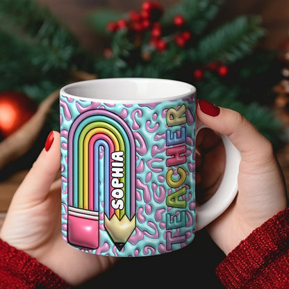 Gifts For Teacher, Personalized Coffee Mug, Christmas Gifts