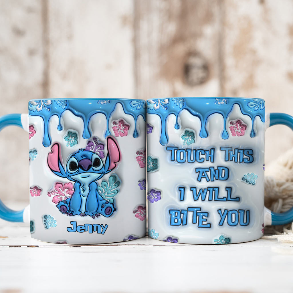 Sti Touch This And I Will Bite You - Personalized Accent Mug - Gift For Fan Movies HH01