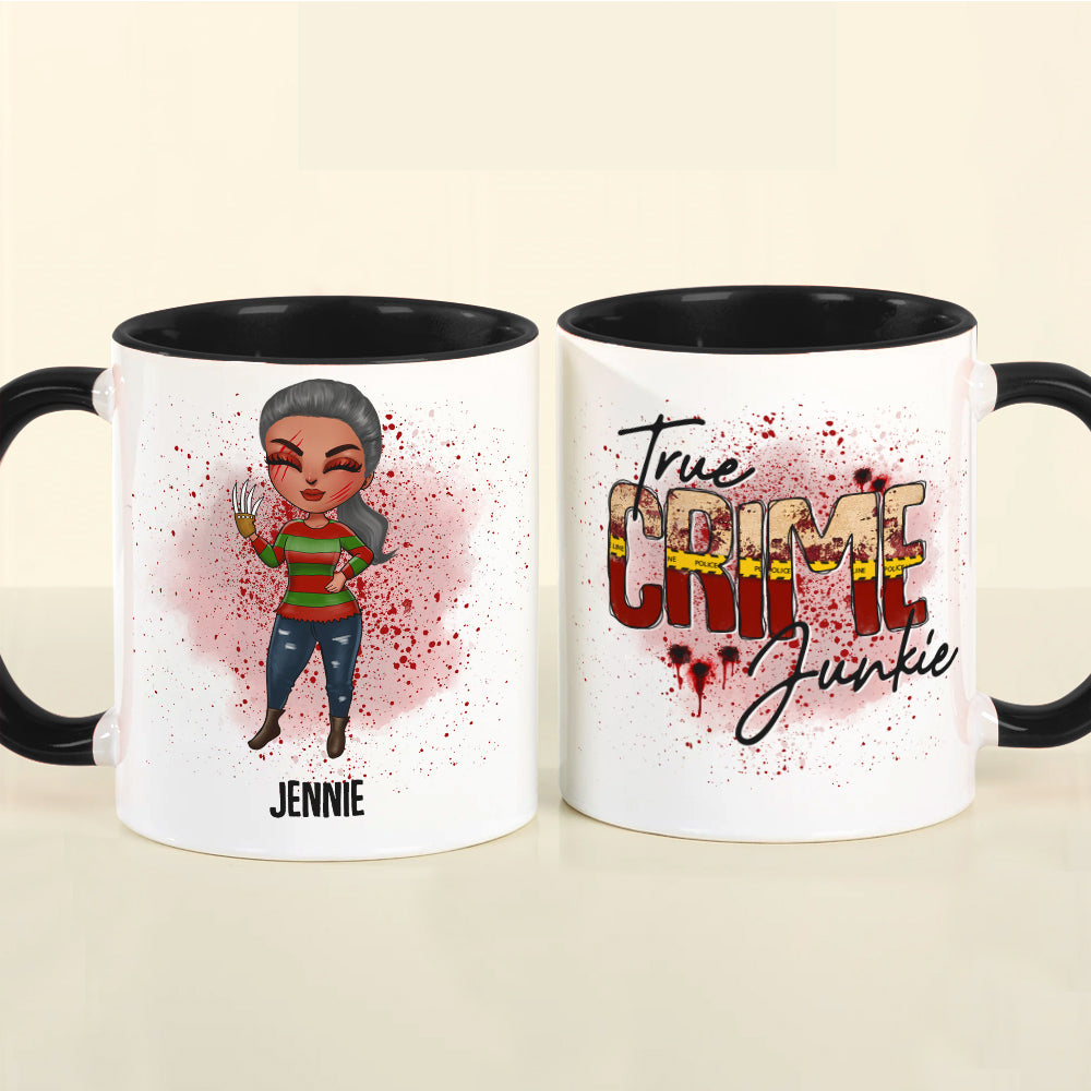 Personalized Horror Movies Accent Mug, Gift For Horror Fans