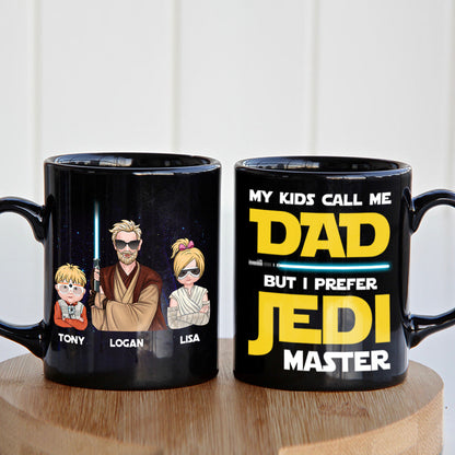 My Kids Call Me Dad Personalized Black Mug 02nati100523tm