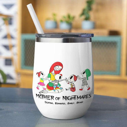 Father And Children 02QHDT230323 Personalized Black Coffee Mug