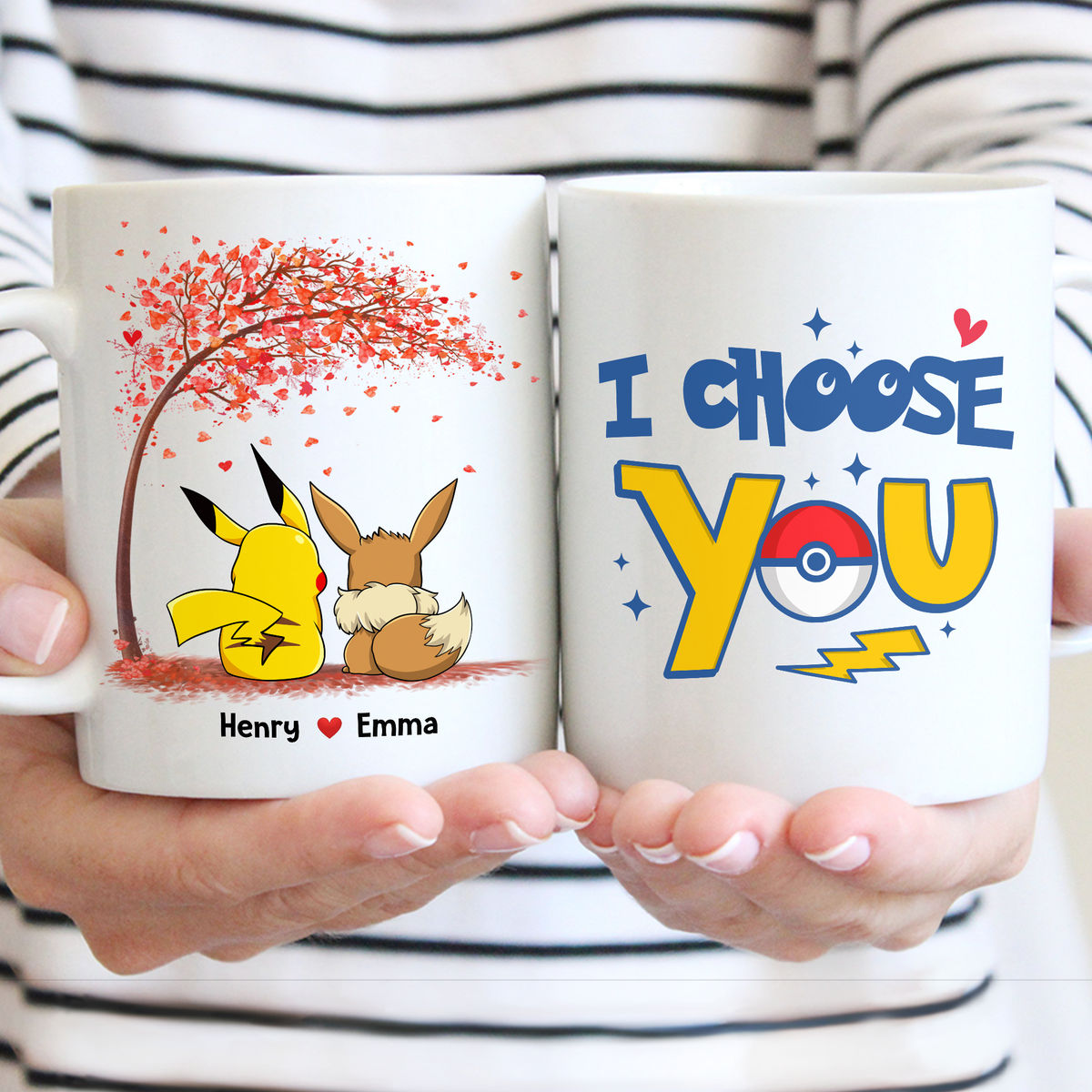 PoMo I Choose You - Personalized Mug - Gift for Couple, Him, Her | CL60 HH01