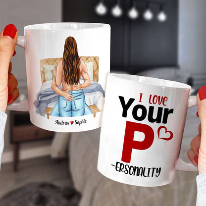 Gift For Couple Funny Mug, Personalized Couple Naughty Mug