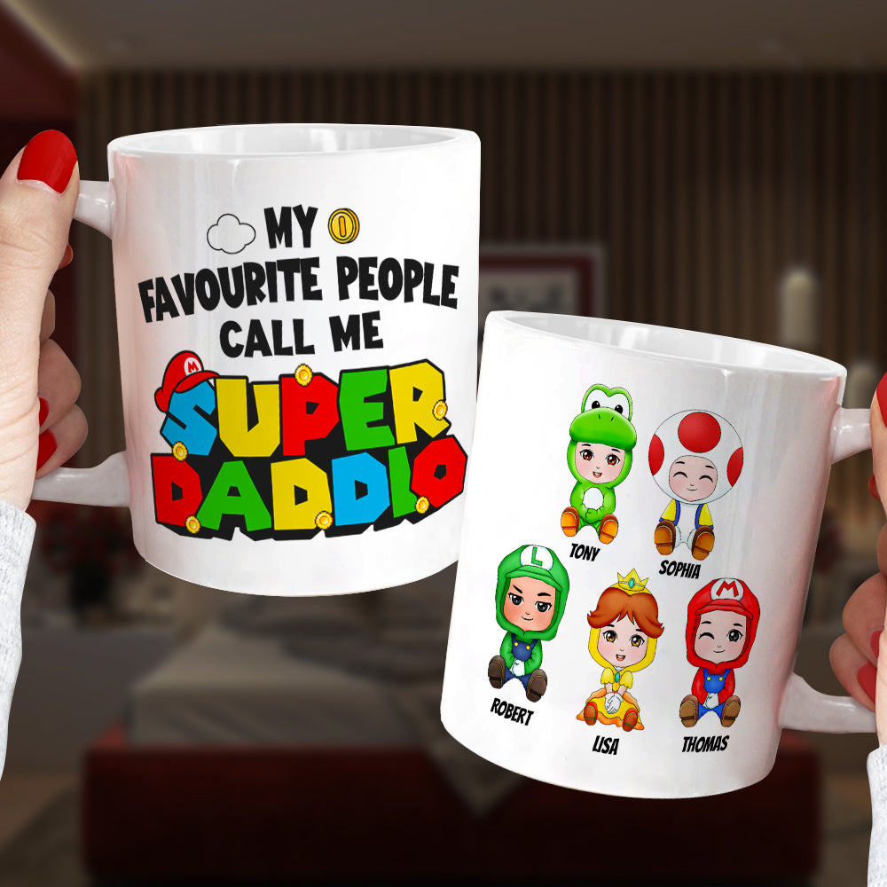 My Favorite People Call Me Super Dad 03HTTI150523HA Personalized Mug