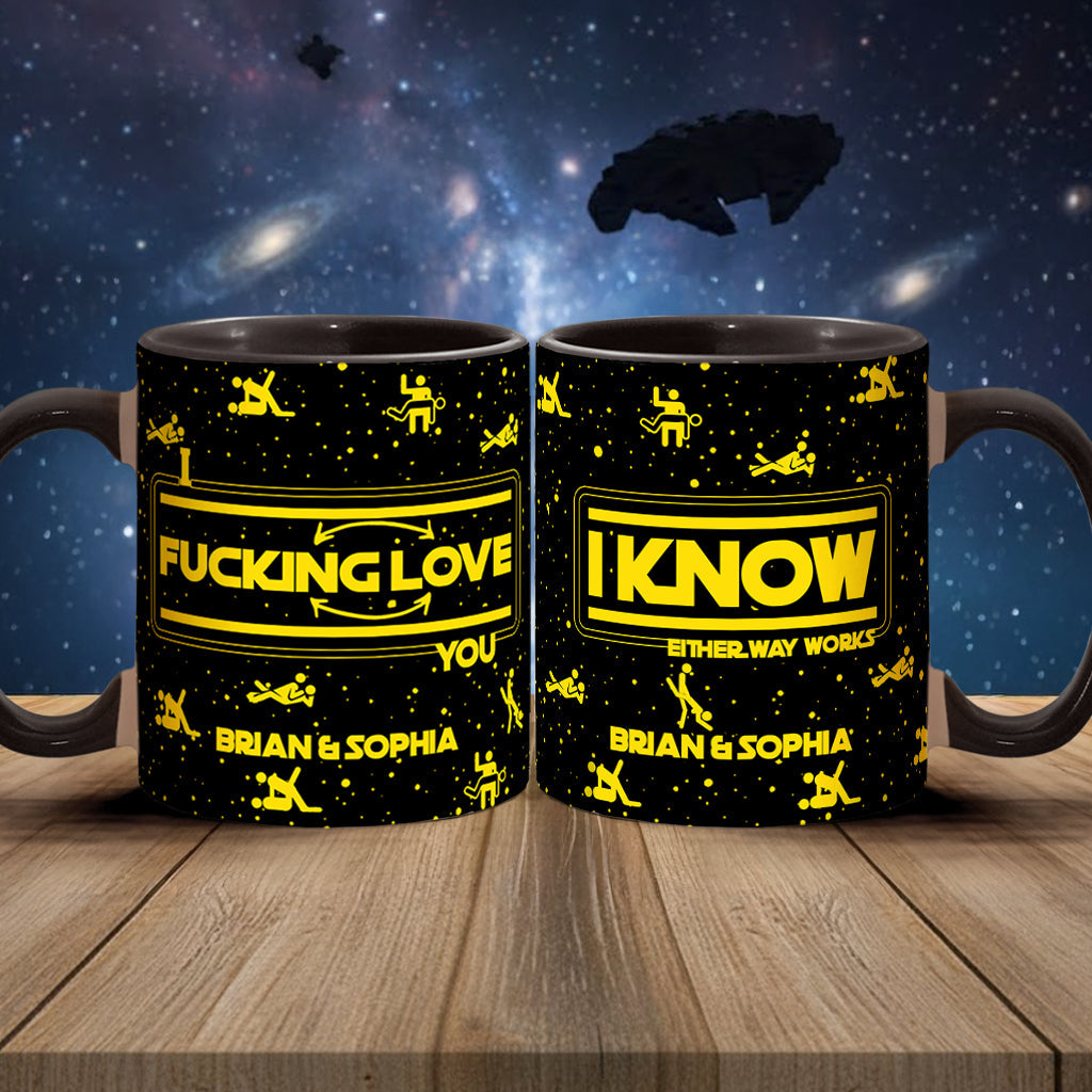 I F*cking Love You - Personalized Accent Mug - Gift For Couples NL122