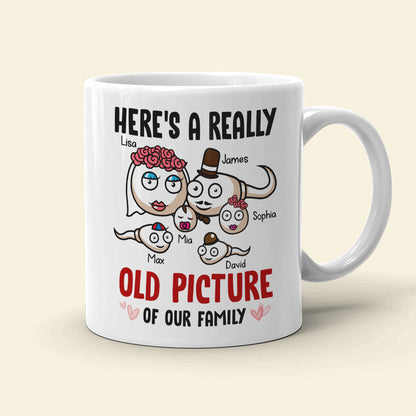 Here's A Really Old Picture Of Our Family - Personalized Family Mug - Gift For Family