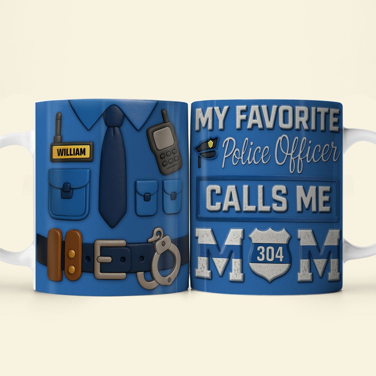 Police Mom Coffee Mug - Personalized Gifts For Mom 05ohti080425