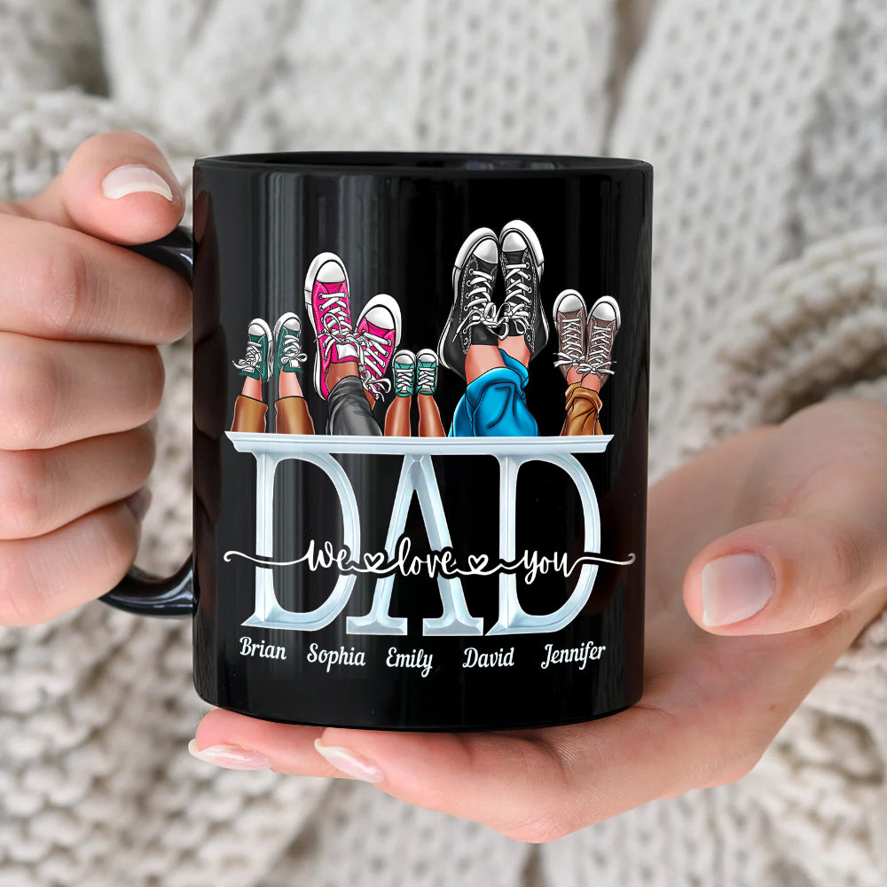 Personalized Dad Coffee Mug We Love You