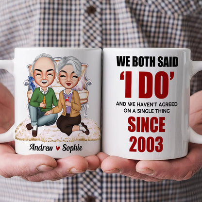 Universary Couple Drinking, Personalized Couple Coffee Mug