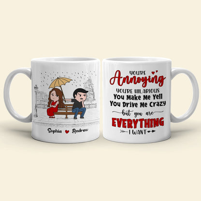 Couple, You Are Everything I Want, Personalized Mug, Gift For Couple