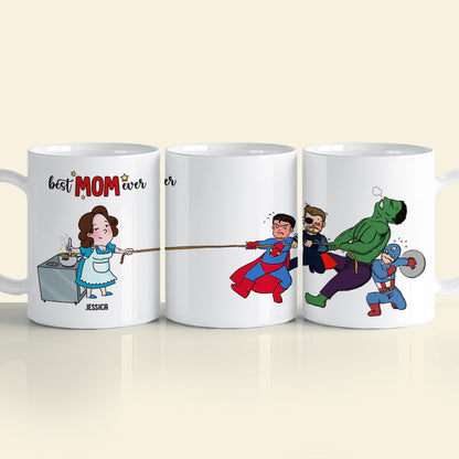Best Mom Ever, Personalized Coffee Mug, Gift For Mom, Mother's Day Gifts