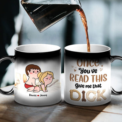 Personalized Gifts For Couple Magic Mug Once You've Read This Give Me That