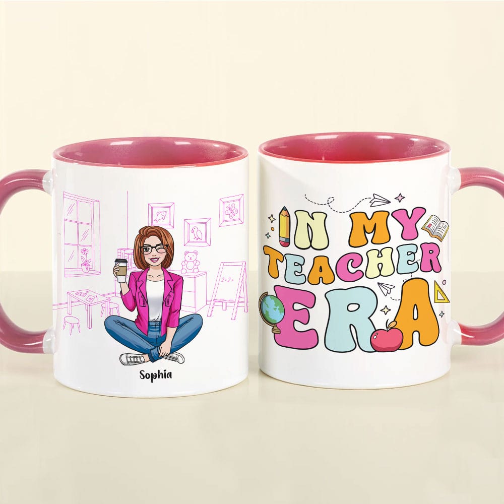 Personalized Gifts For Teachers Mug In My Teacher Era 03NATI060124