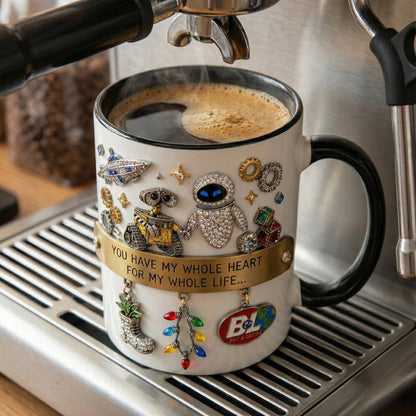 DSNY You Have My Whole Heart For My Whole Life - Personalized Accent Mug - Gift For Couple, Fan Movies | HH01
