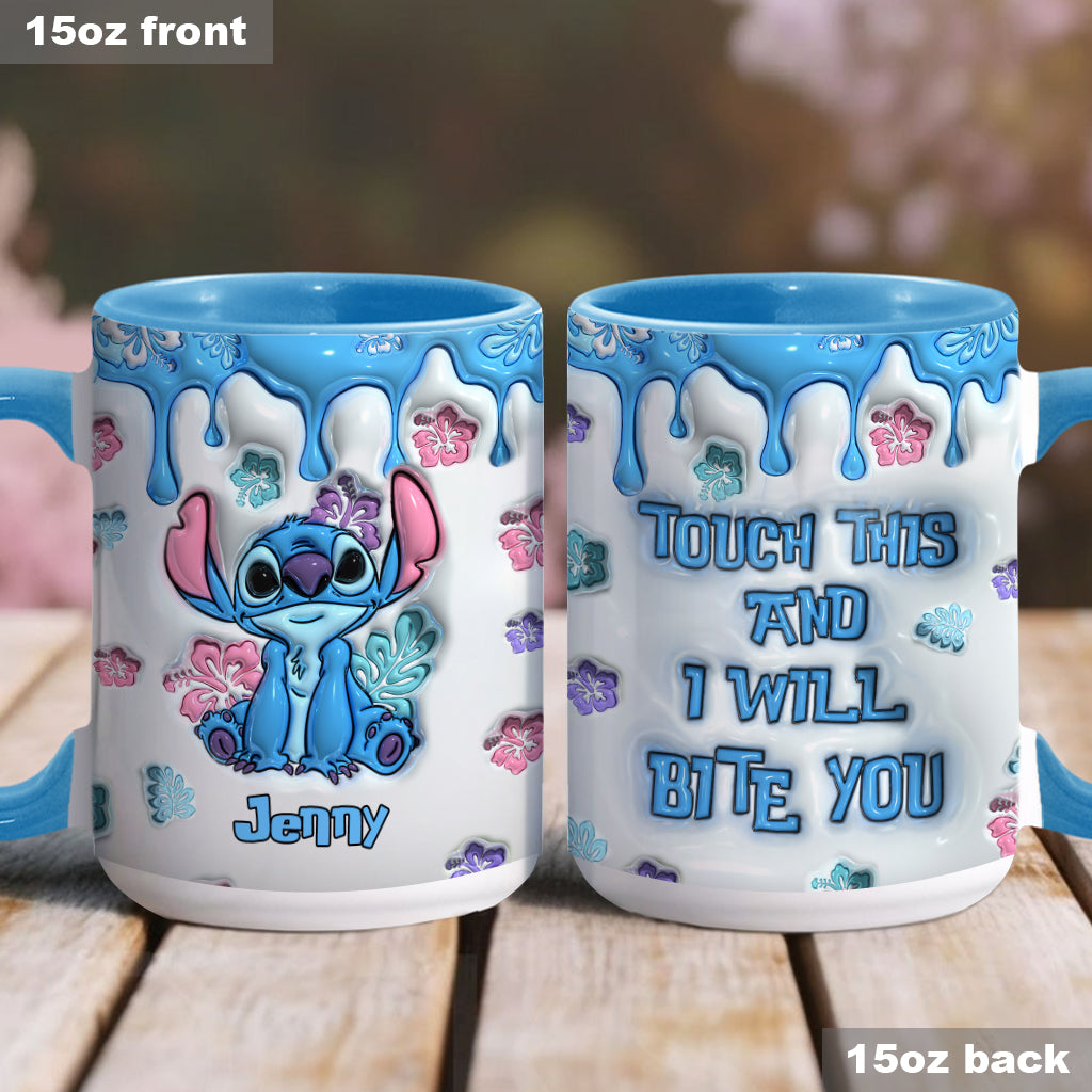 Sti Touch This And I Will Bite You - Personalized Accent Mug - Gift For Fan Movies HH01