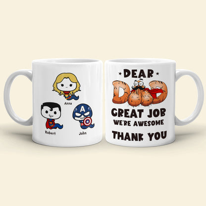 We're Awesome Sperm Dad Gift Mug 01QHLI060523TM White Mug
