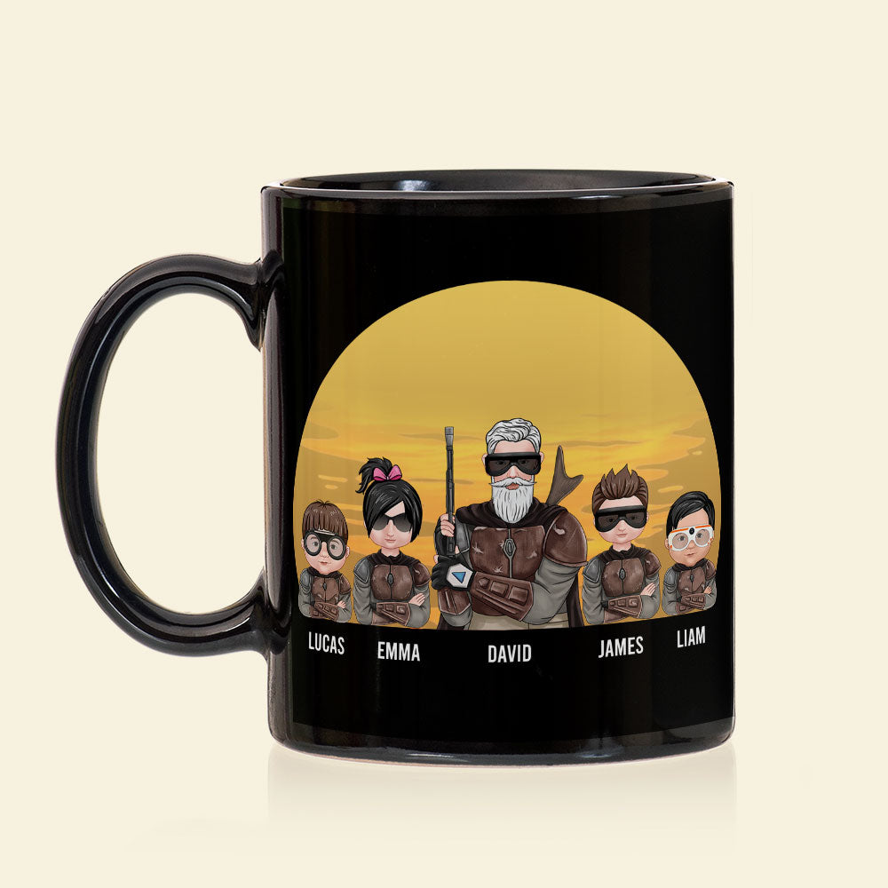 I Am Your Farter Oops I Meant Father Personalized S.W. Black Mug Gift For Dad