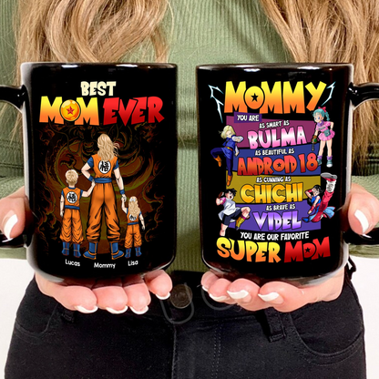 DrBa Best Mom Ever - Personalized Mug - Gift For Mom, Mothers Day | CL03.V3 HH01