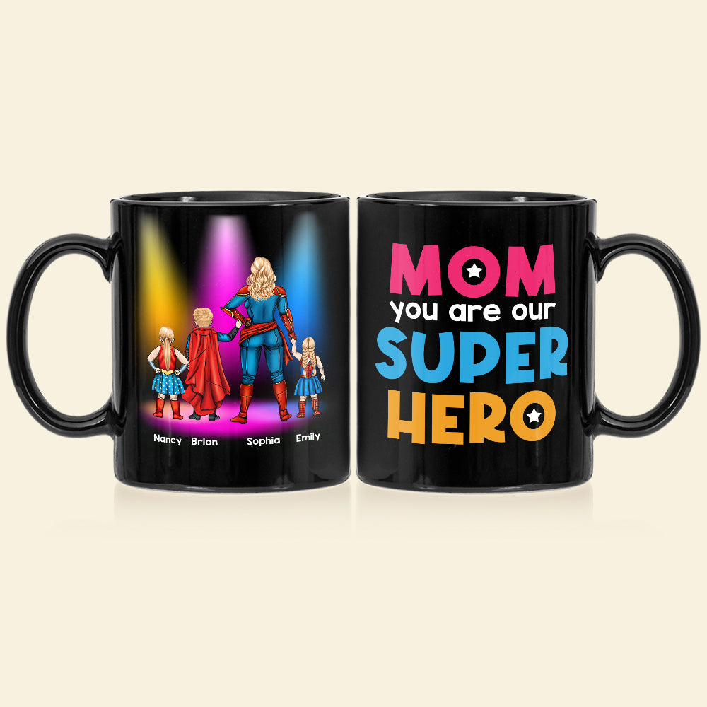 Mother's Day Gift 06HUDT030423TM Personalized Black Mug