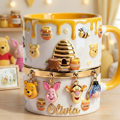 DSNY Honey Bear And Friends - Personalized Accent Mug - Gift For Movie Fans NL122