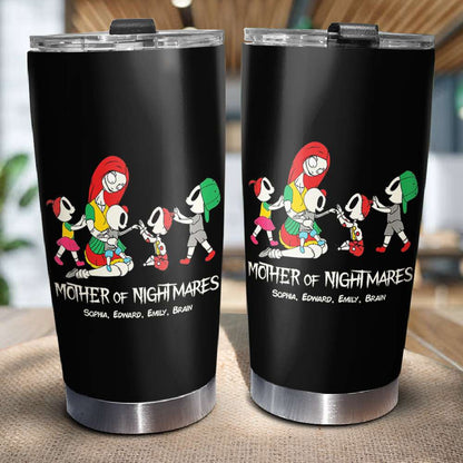 Father And Children 02QHDT230323 Personalized Black Coffee Mug