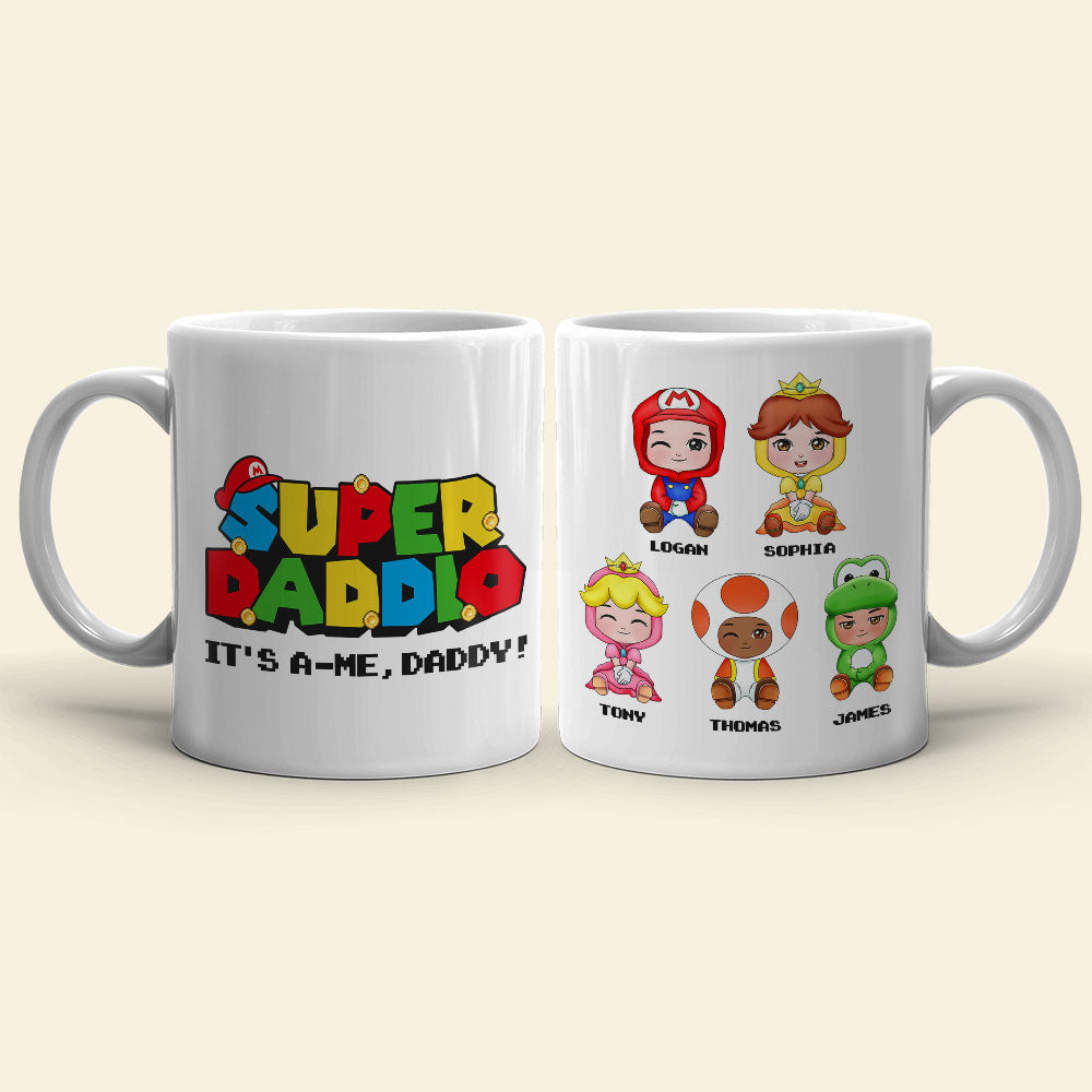 It's A-Me, Daddy, Personalized Mug, Gift For Family, 03huti220523ha