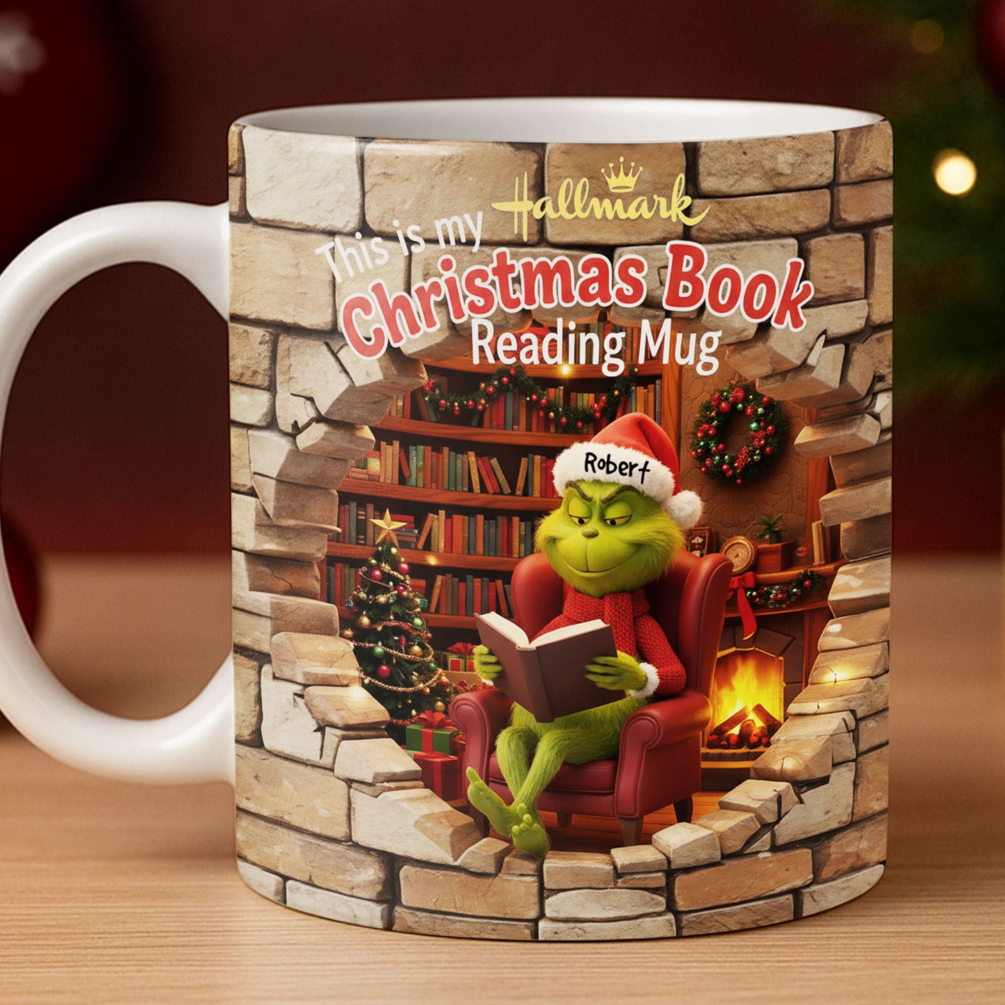 This Is My Hallmark Christmas Book - Personalized Mug - Gift For Book Lovers HH01