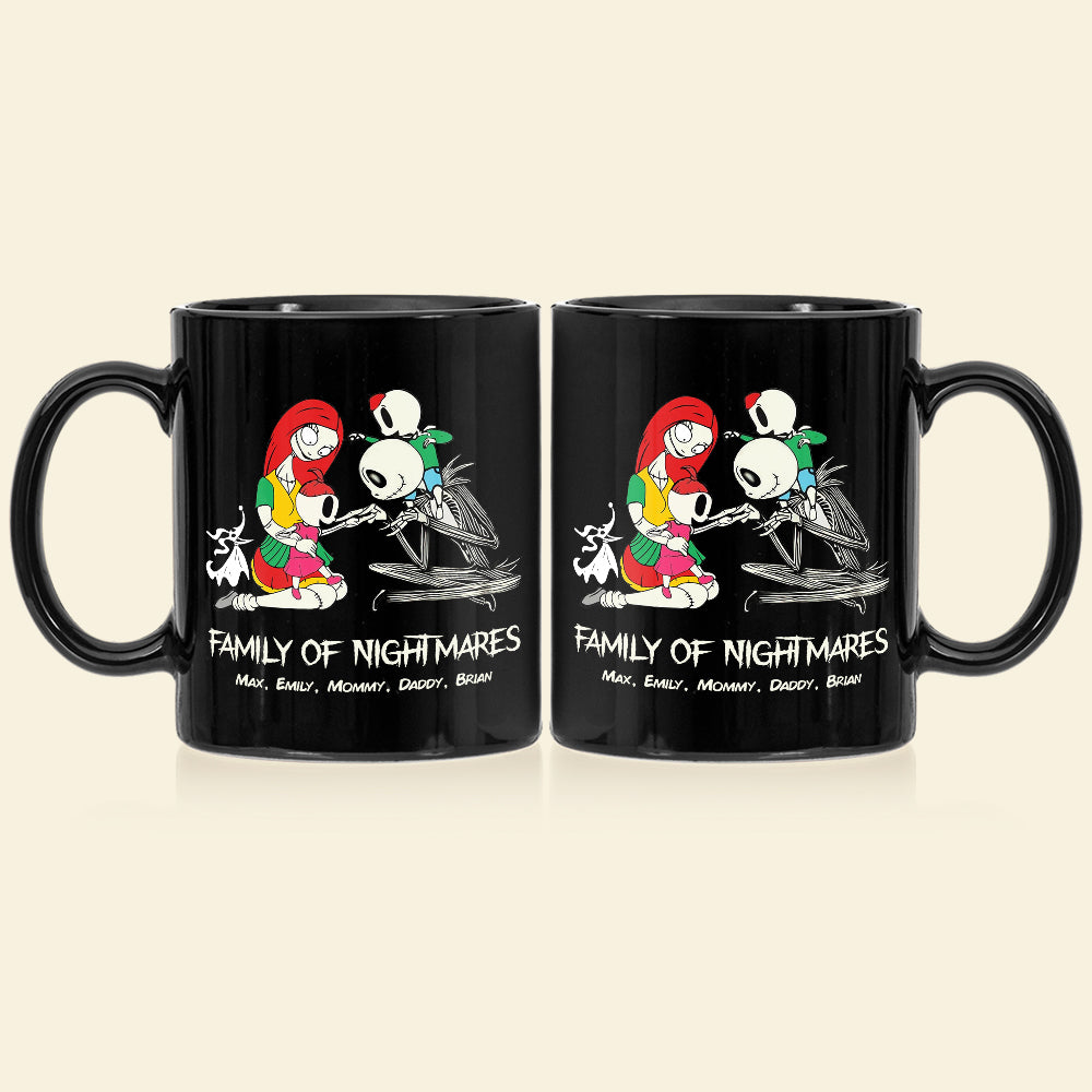 Horror Family Gift Parents And Children 02QHDT150423 Personalized Black Mug