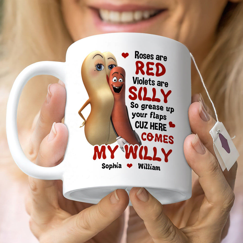You Are The Only Buns For My Wiener Personalized Mug, Couple Gift