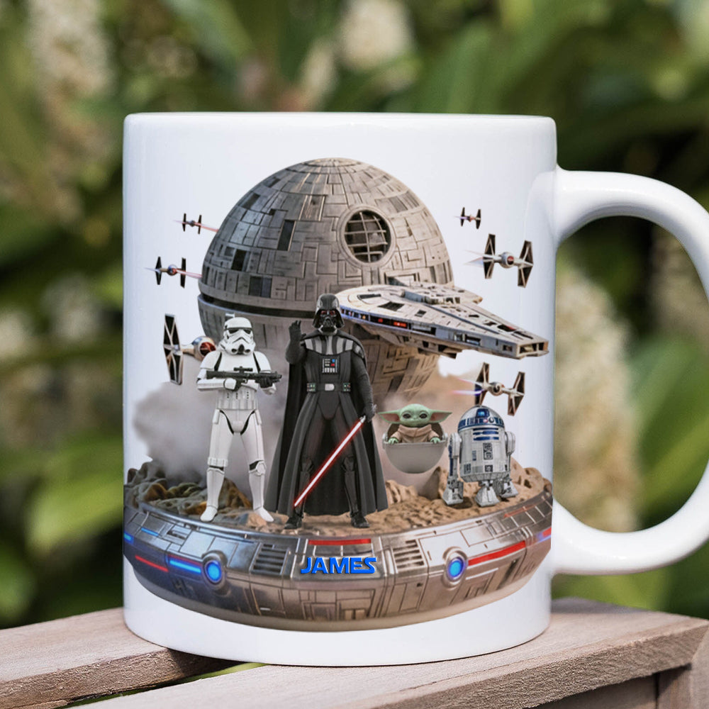 Stwa Galaxy Star Cosmic Space - Personalized Ceramic Mug - Gift For Movie Fans NL122