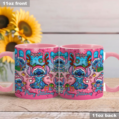 Sti Merry Stichmas (Ver 2) - Personalized Accent Mug - Christmas Gift For Fan Movies HH01