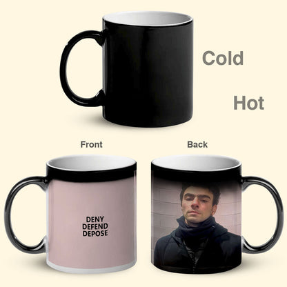 Magic Coffee Mug - Luigi Mangione Design