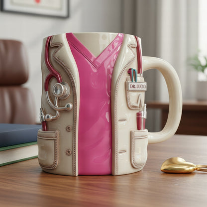 Nurse Life - Personalized White Edge-to-Edge Mug - Gift For Nurse HH01