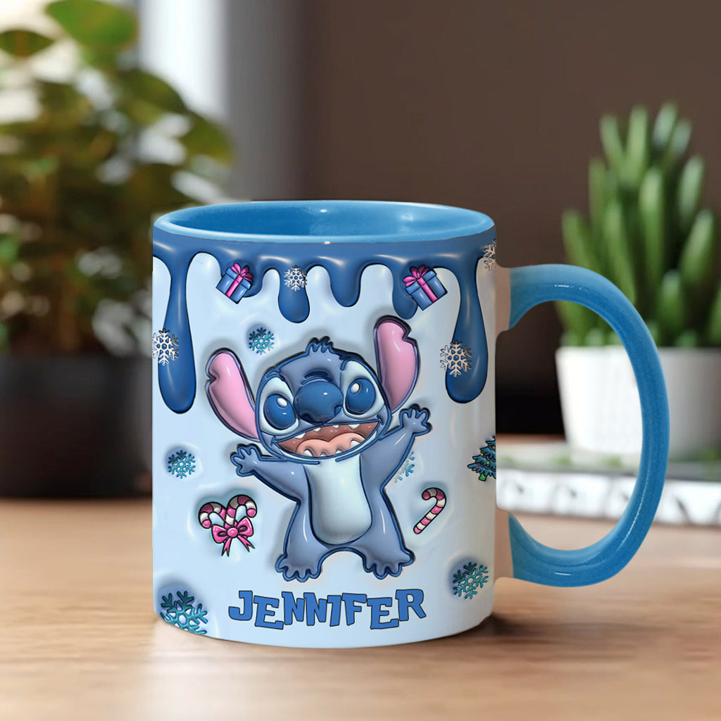 Ohana Means Family - Personalized 3D Effect Accent Mug - Gift For Sti Fans NL122