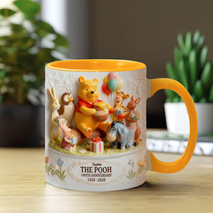 DSNY 100th Anniversary Honey Bear With Friends - Personalized Accent Mug - Gift For Fan Movies HH01