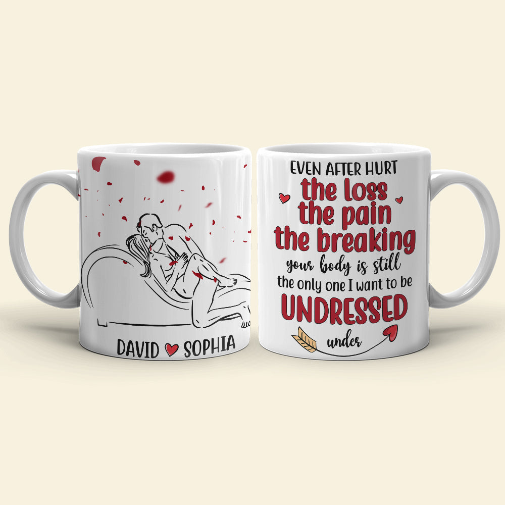 Your Body Is Still The Only One I Want To Be Undressed Under Personalized Mug, Couple Gift