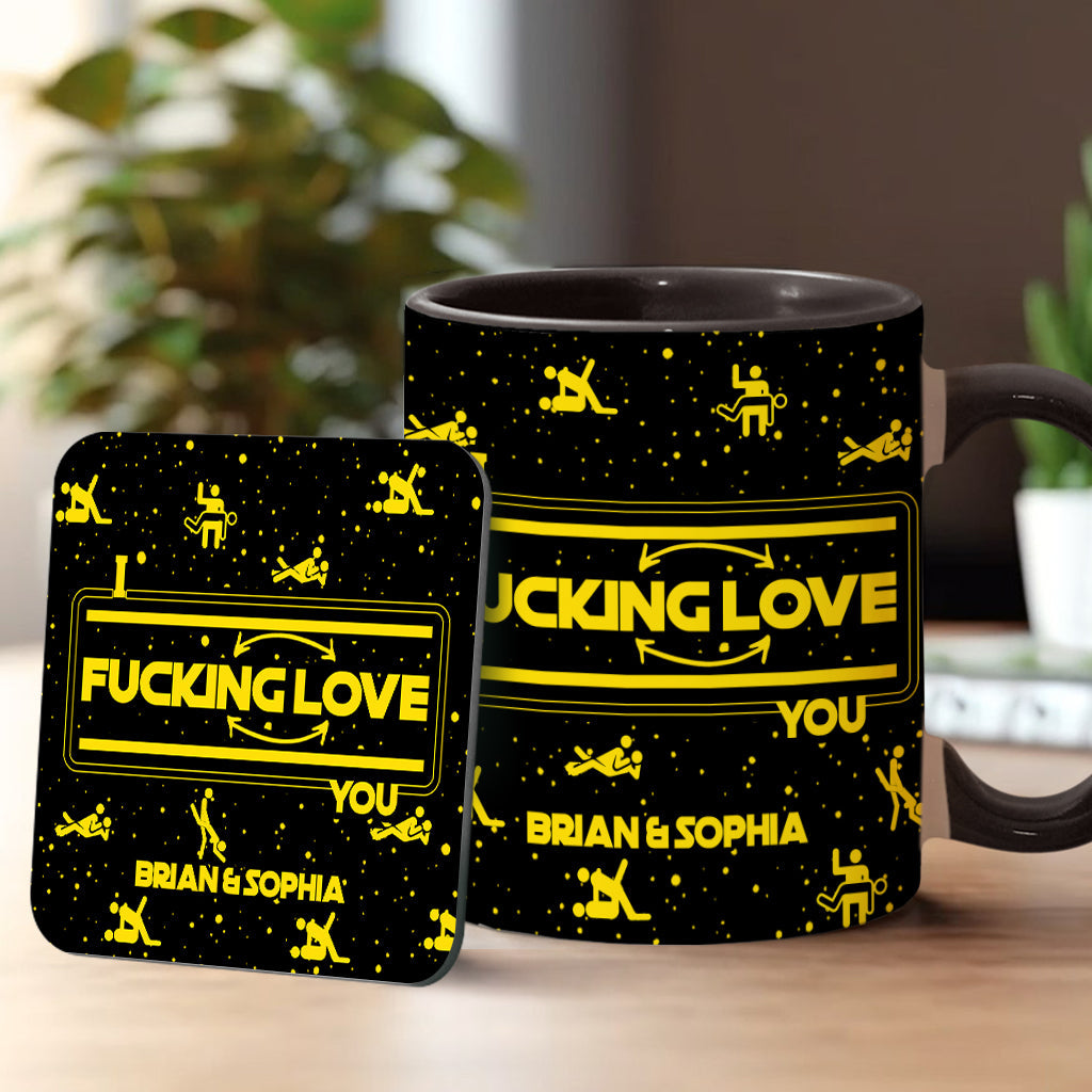 I F*cking Love You - Personalized Accent Mug - Gift For Couples NL122