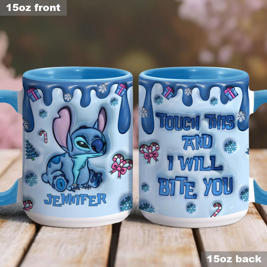 Sti Touch This And I Will Bite You (Ver 2) - Personalized Accent Mug - Gift For Fan Movies HH01
