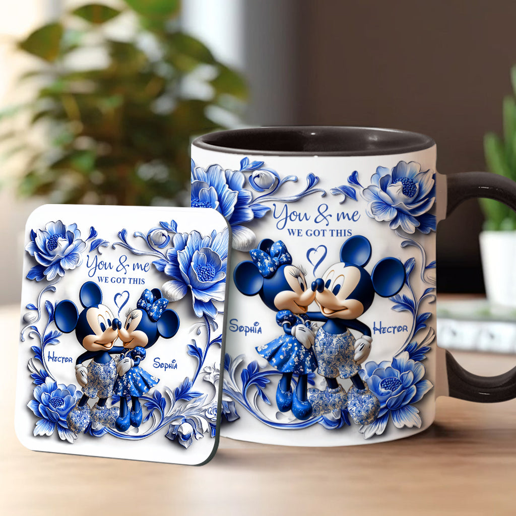 MkMo Magic Mouse You And Me We Got This - Personalized Accent Mug - Gift For Couples NA94