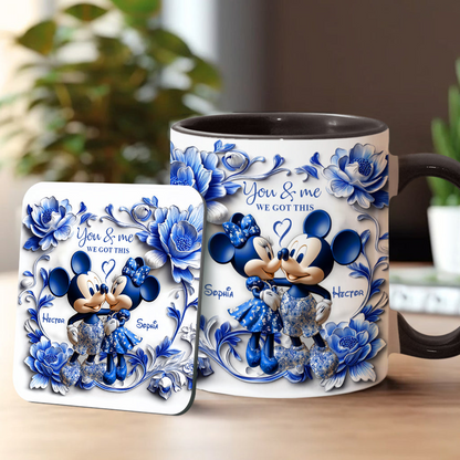MkMo Magic Mouse You And Me We Got This - Personalized Accent Mug - Gift For Couples NA94