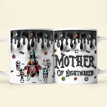 Spooky Mother Of Nightmare - Personalized Accent Mug - Gifts For Mom NL122
